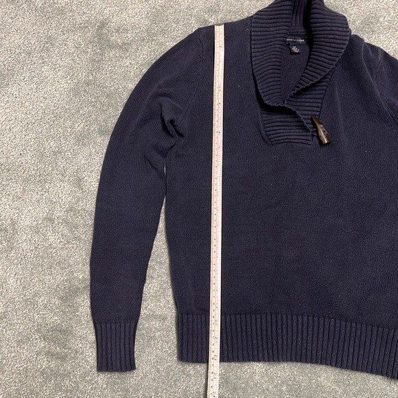 Tommy Hilfiger Shawl Collar Sweater - Navy Blue - Picture 9 of 10